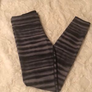 Under Armour Full Length Legging Black Grey Small